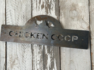 Chicken Coop Sign FREE Postage