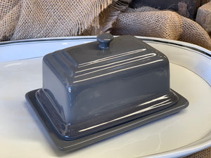 Charcoal Butter Dish by Chasseur