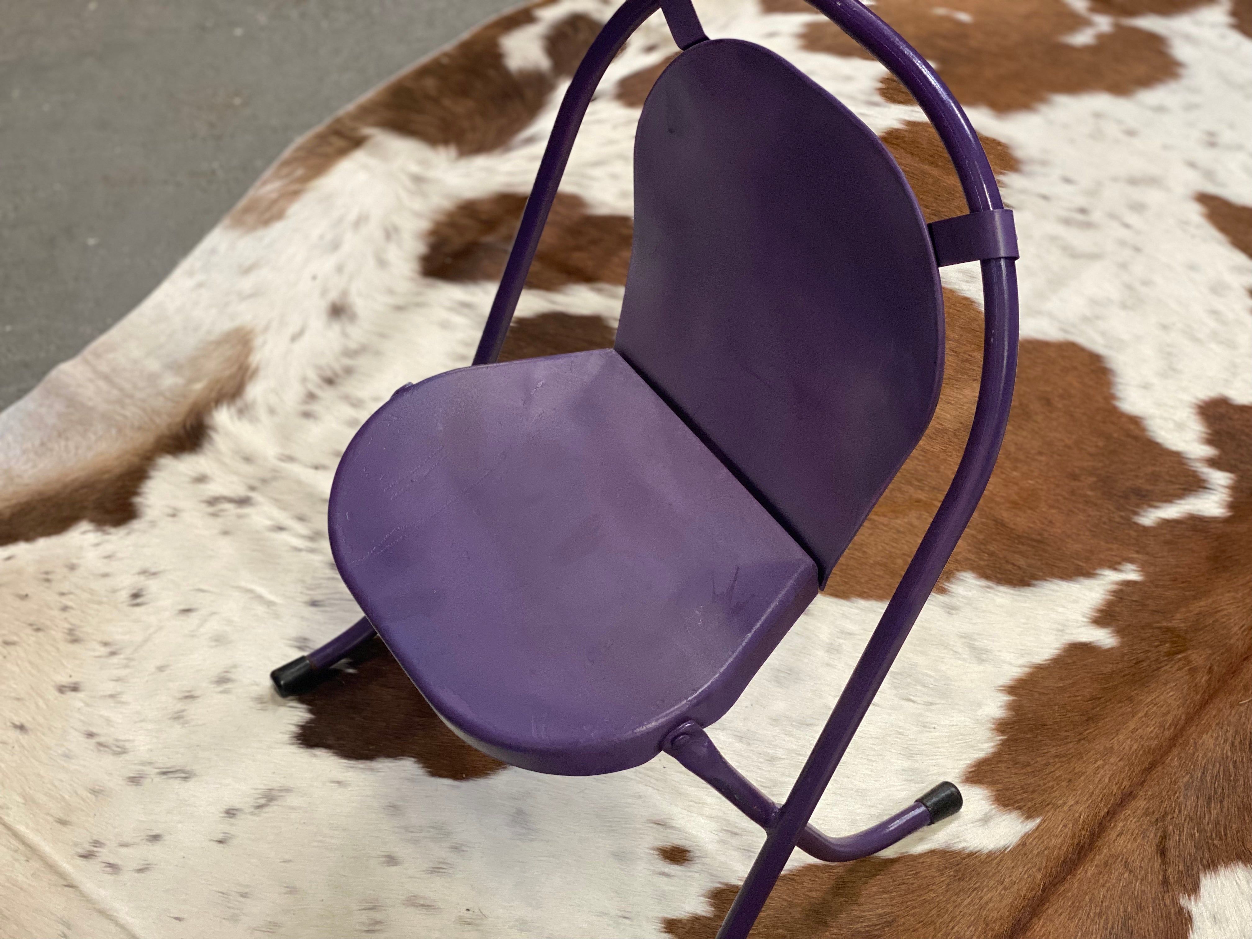 Vintage Purple Childs Chair
