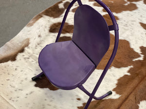 Vintage Purple Childs Chair