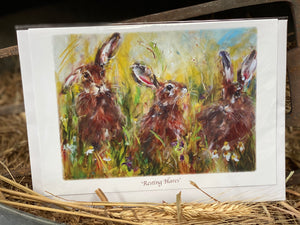 ARTZ Card “Resting Hares”