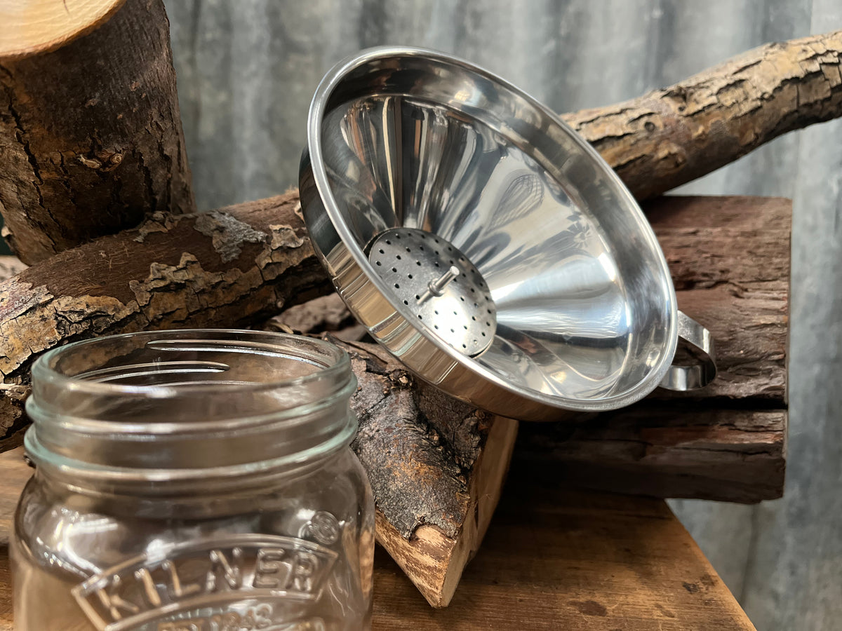 KILNER Stainless steel Staining funnel The OLDE Farm Store