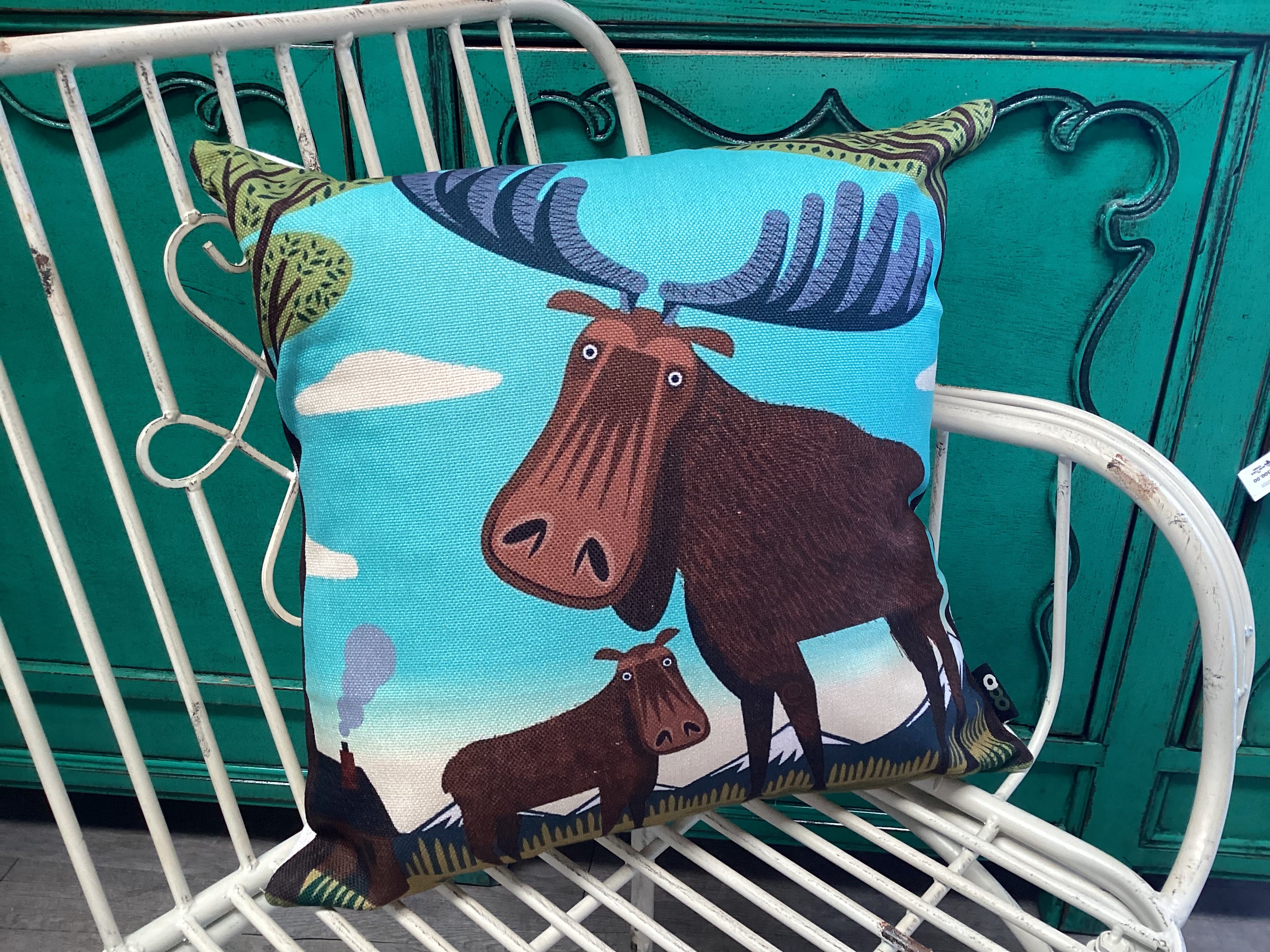 Quirky Moose Family Cushion FREE Postage
