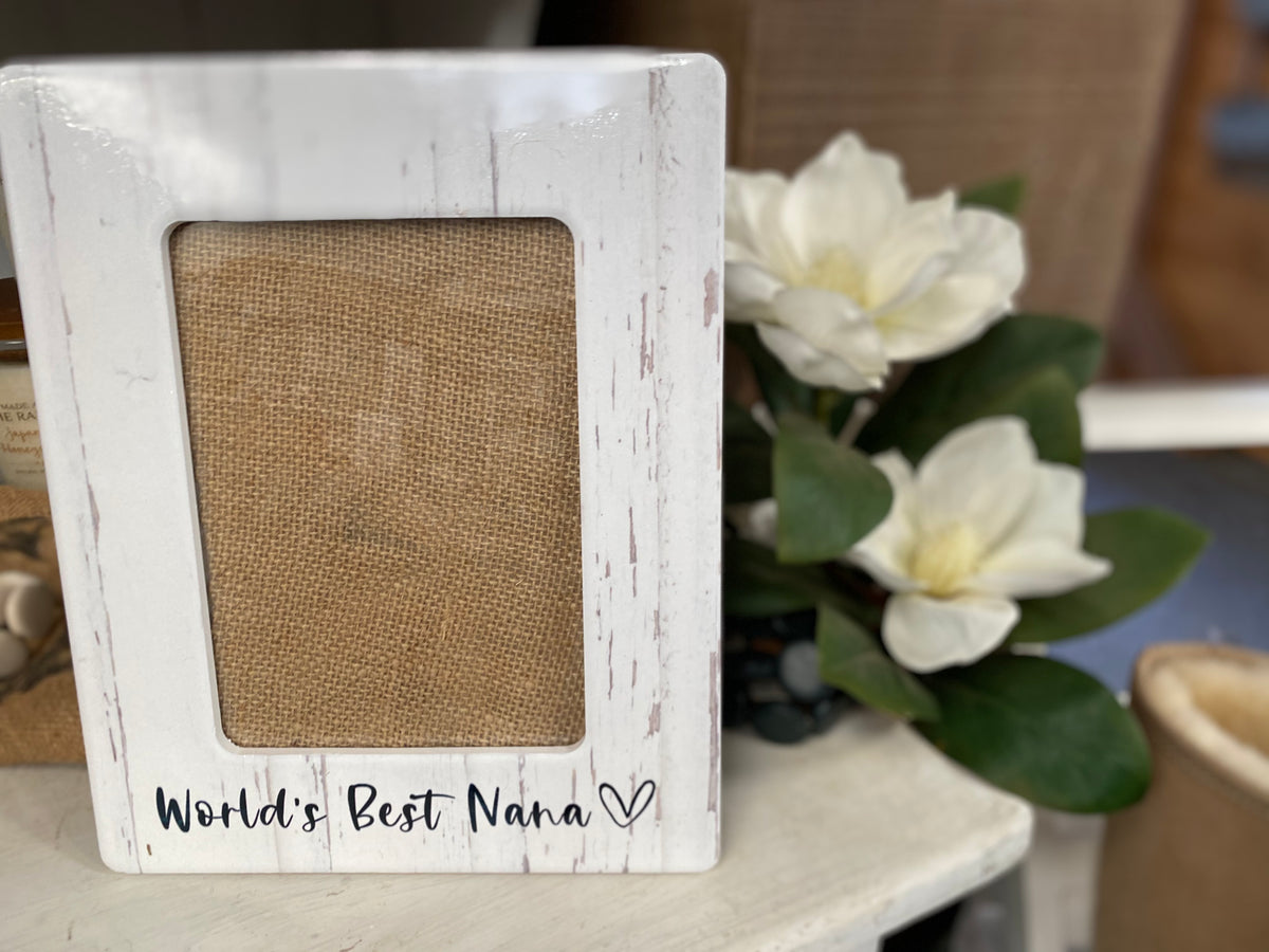 WORLDS BEST NANA Photo frame The OLDE Farm Store