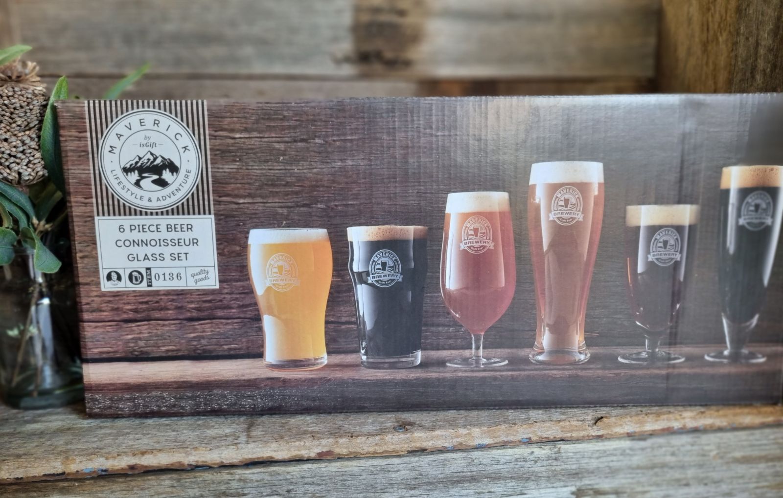 Connoisseur BEER Glasses GIFT BOX