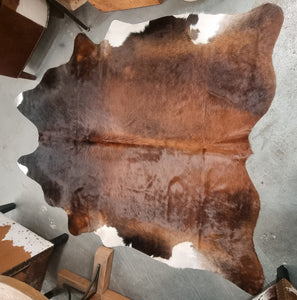 Natural COWHIDE rug FREE Postage