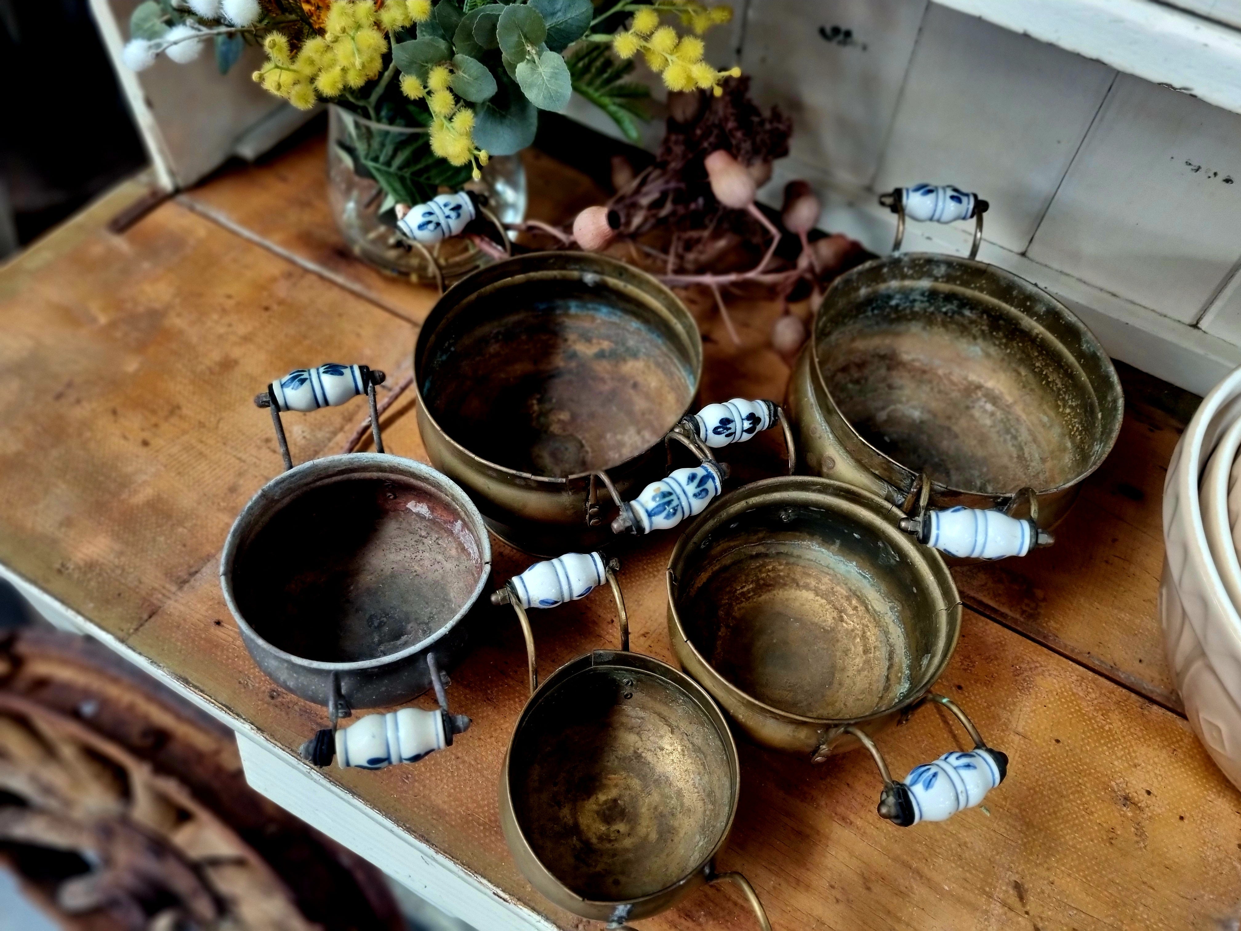 VINTAGE Copper Planter Set COLLECTOR’S