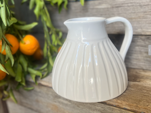 Milieu Jug White.