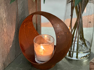 RUSTY Planter Candle Holder