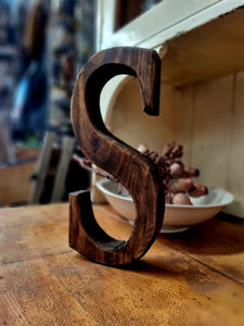 Handmade Timber Letter S