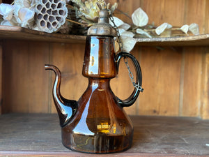 Vintage Glass Turkish Teapot
