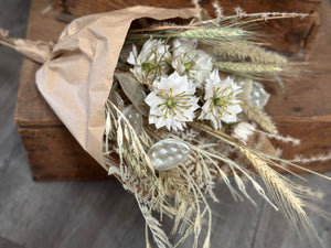 Faux Bouquet with REAL Wheat