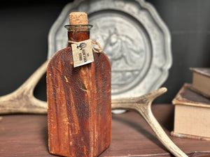 Vintage Leather/Glass Decanter
