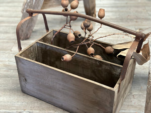Timber Carry Basket Box