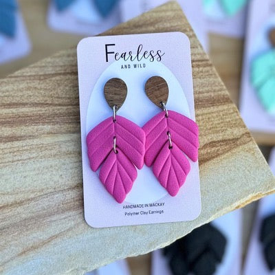 LEANA Leaf Earrings