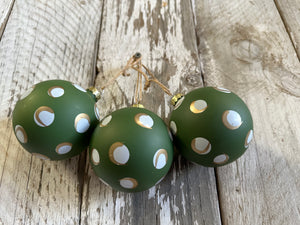 Glass Bauble Green SPOT