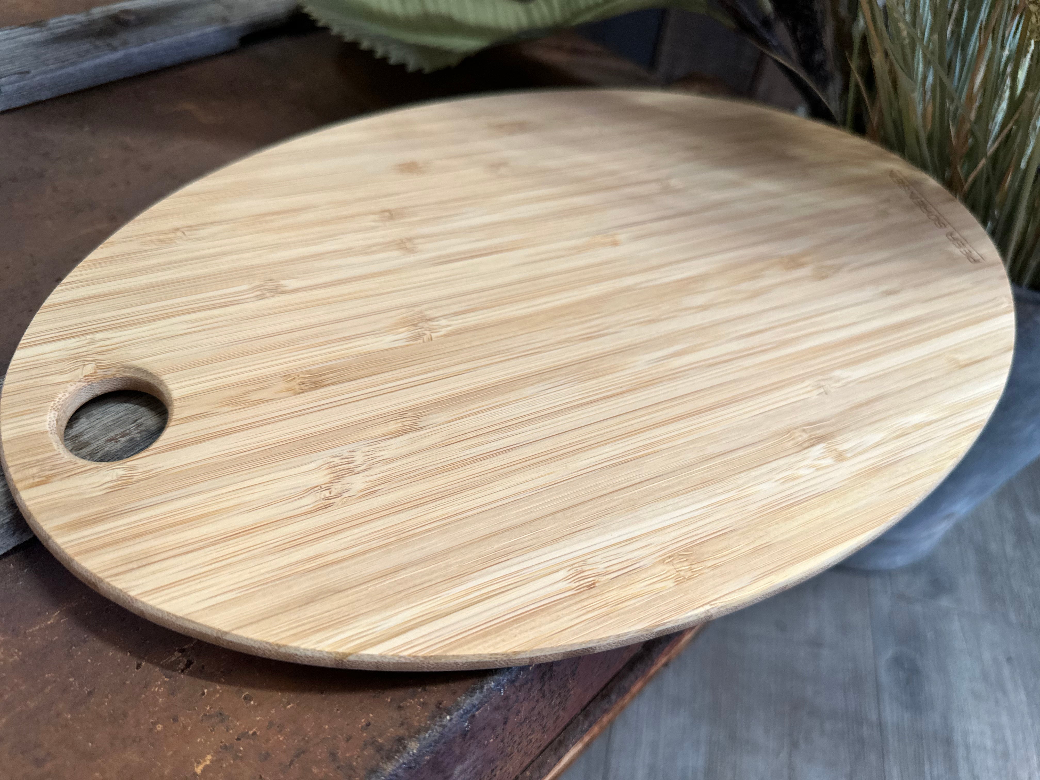 OVAL Bamboo Cheeseboard