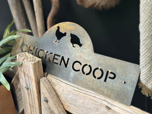 Chicken Coop Sign FREE Postage