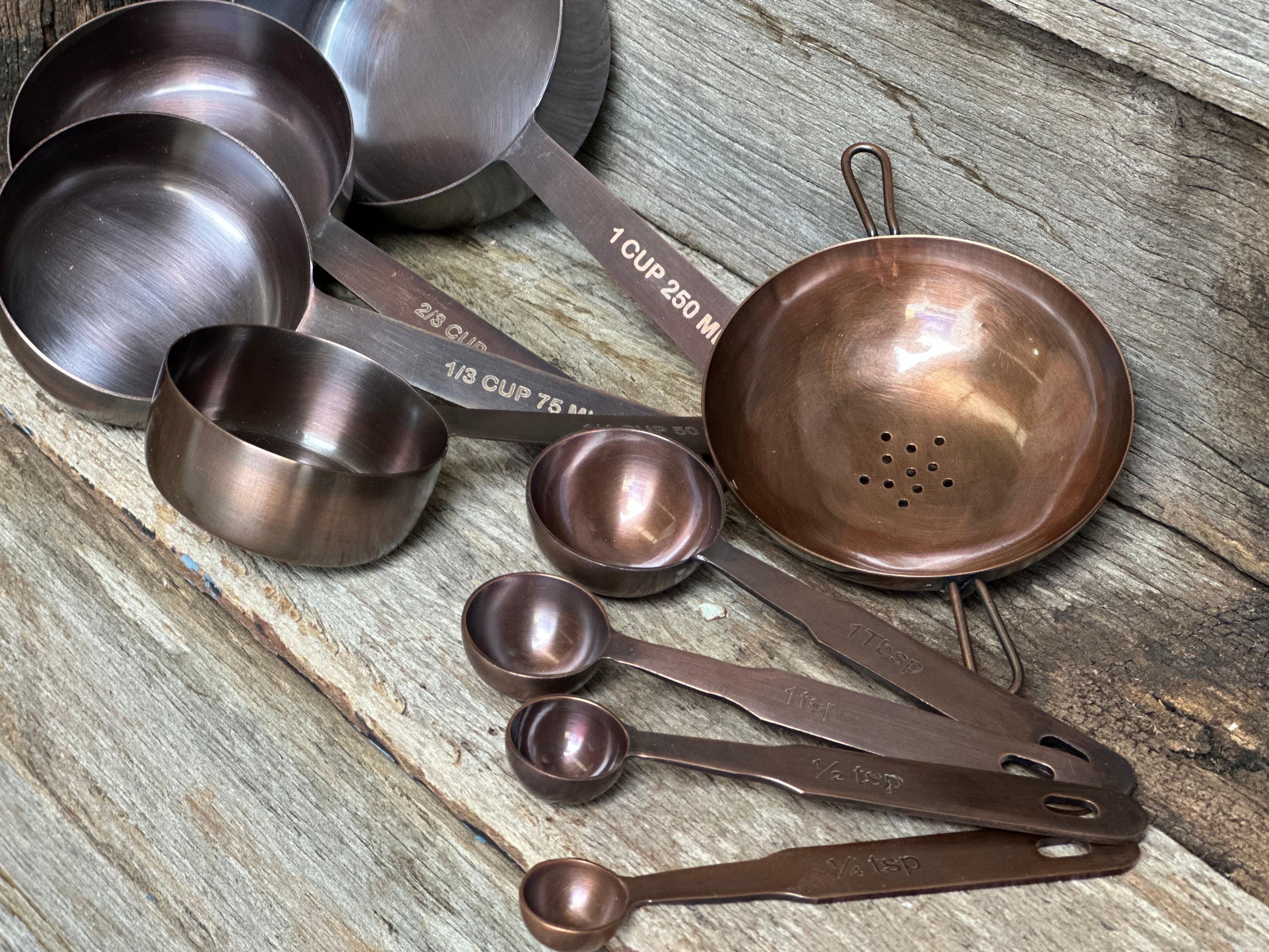 Aged Brass Measuring Spoons