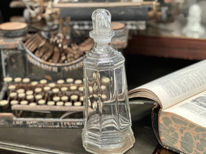 Vintage Glass Decanter BOB