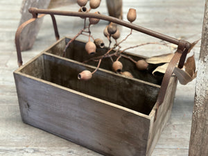 Timber Carry Basket Box