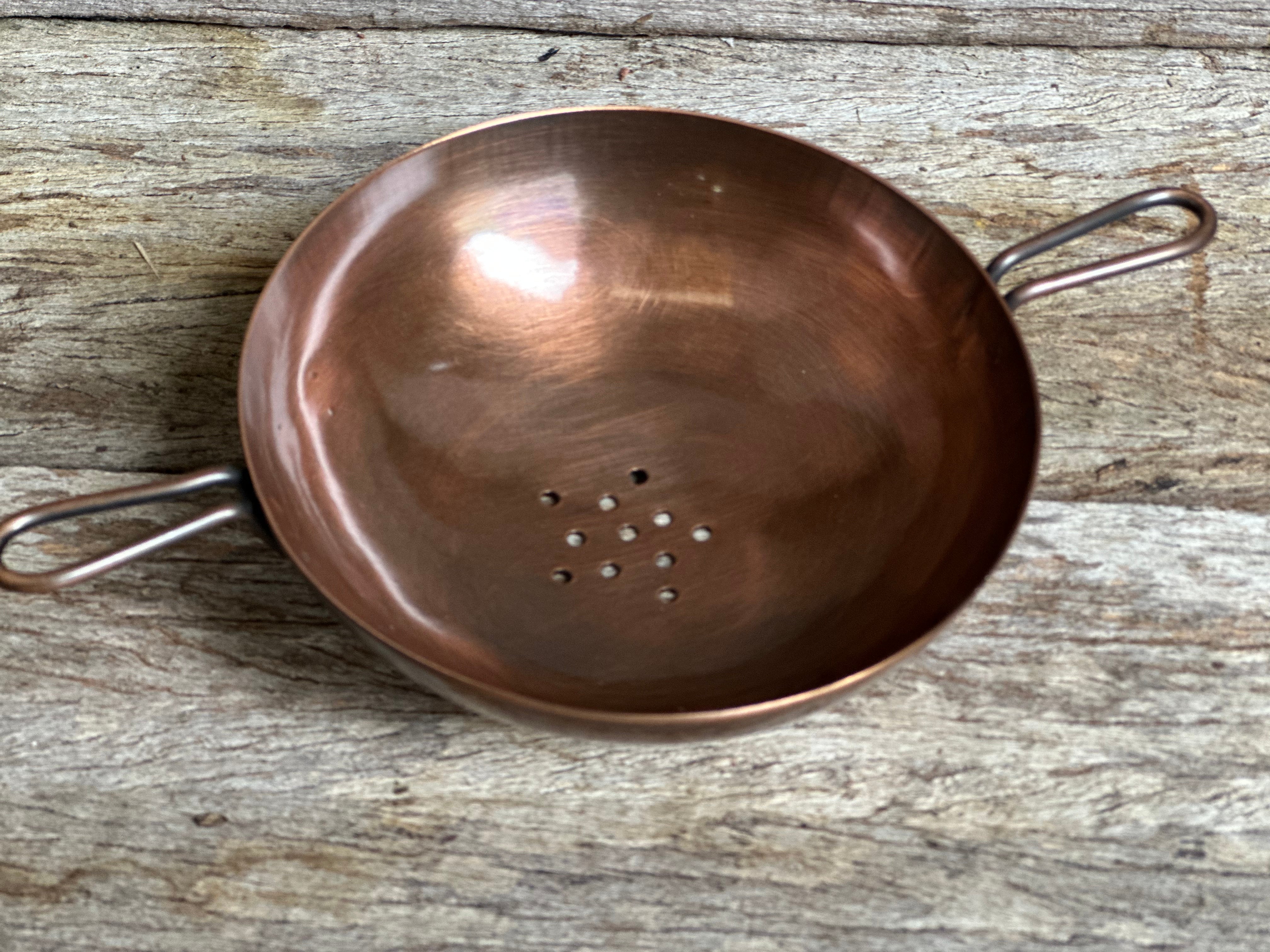 Aged Brass Tea Strainer