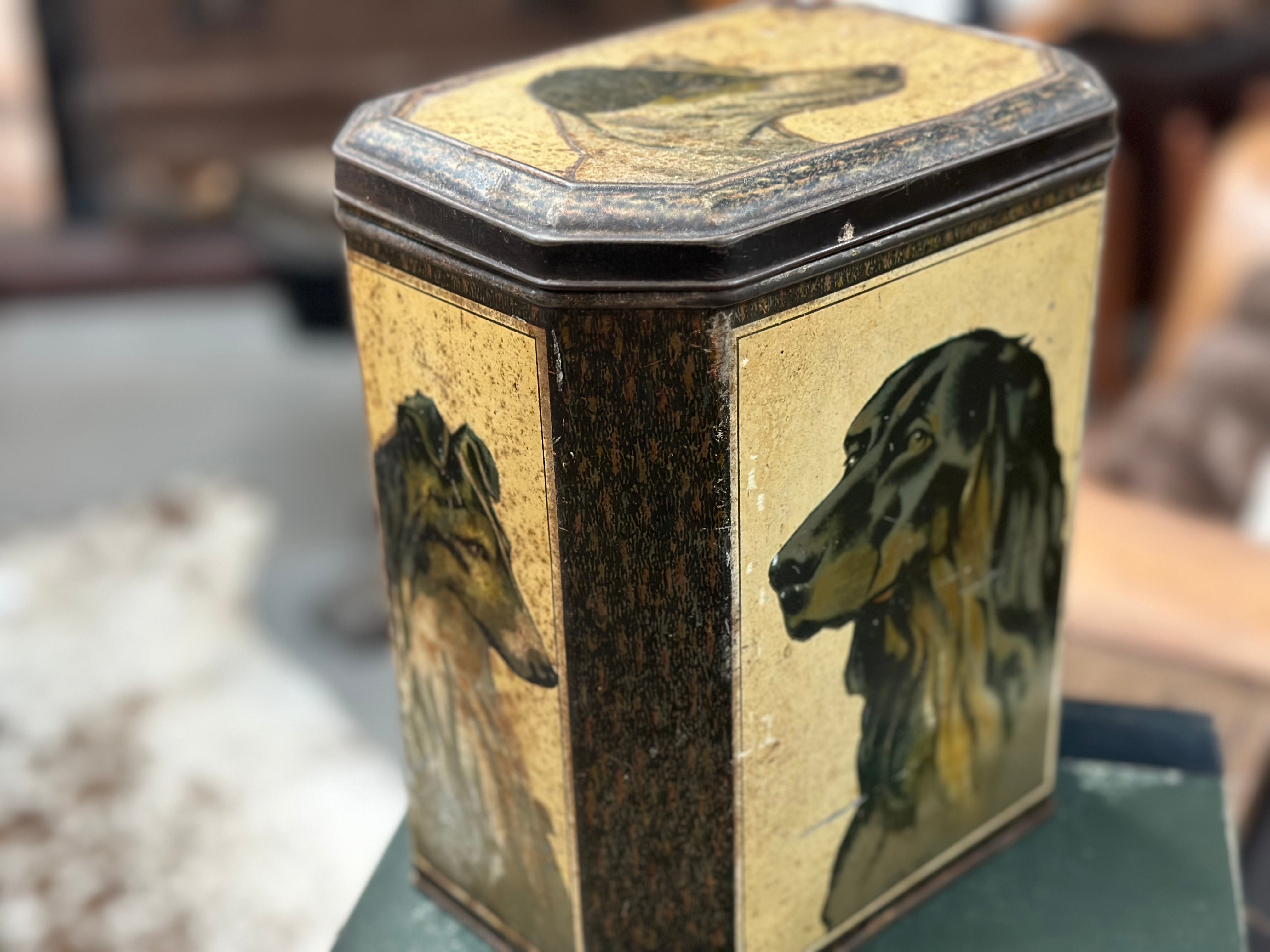 Vintage Dog Tin