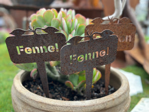 Rusty FENNEL Garden stake