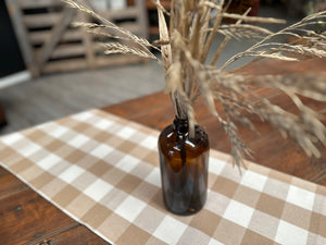 BROWN Glass Wheat Bottle
