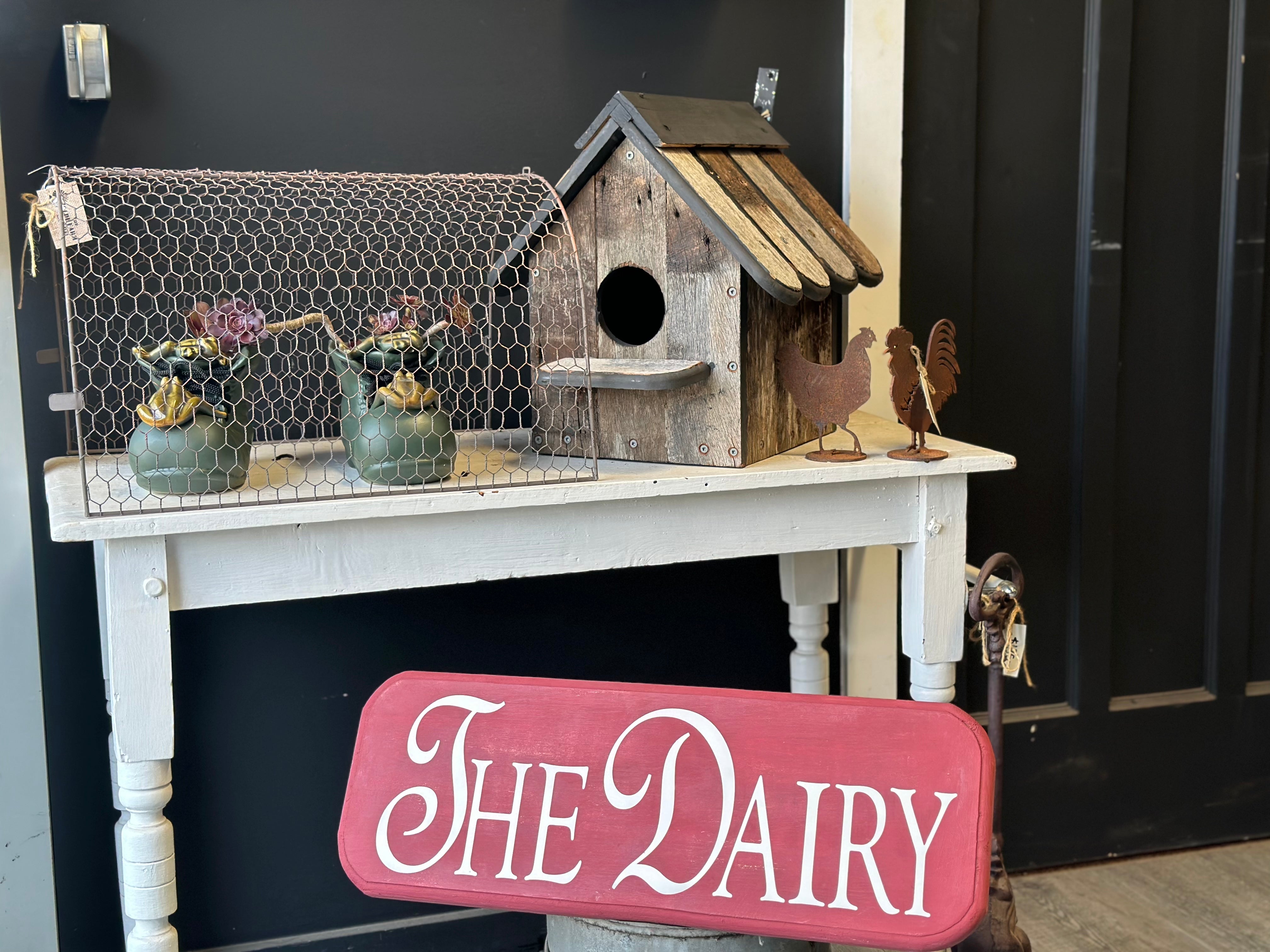 The Dairy Sign Handmade