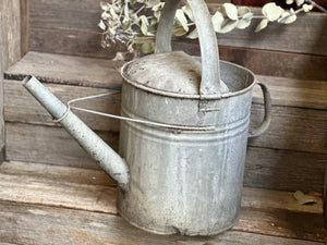 XL Vintage Galvanised Watering Can