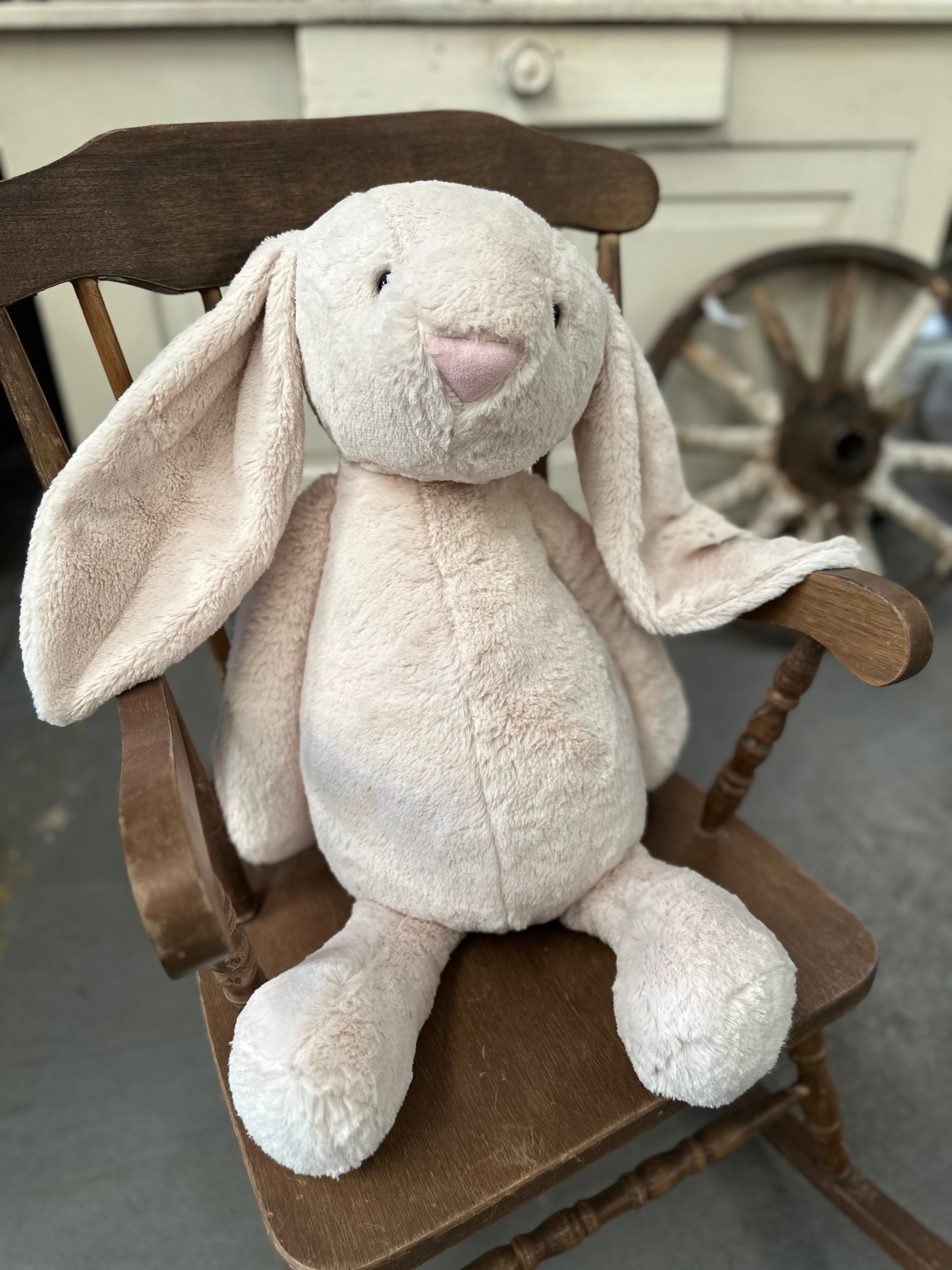 Jumbo MARSHMALLOW Plush Rabbit – The OLDE Farm Store