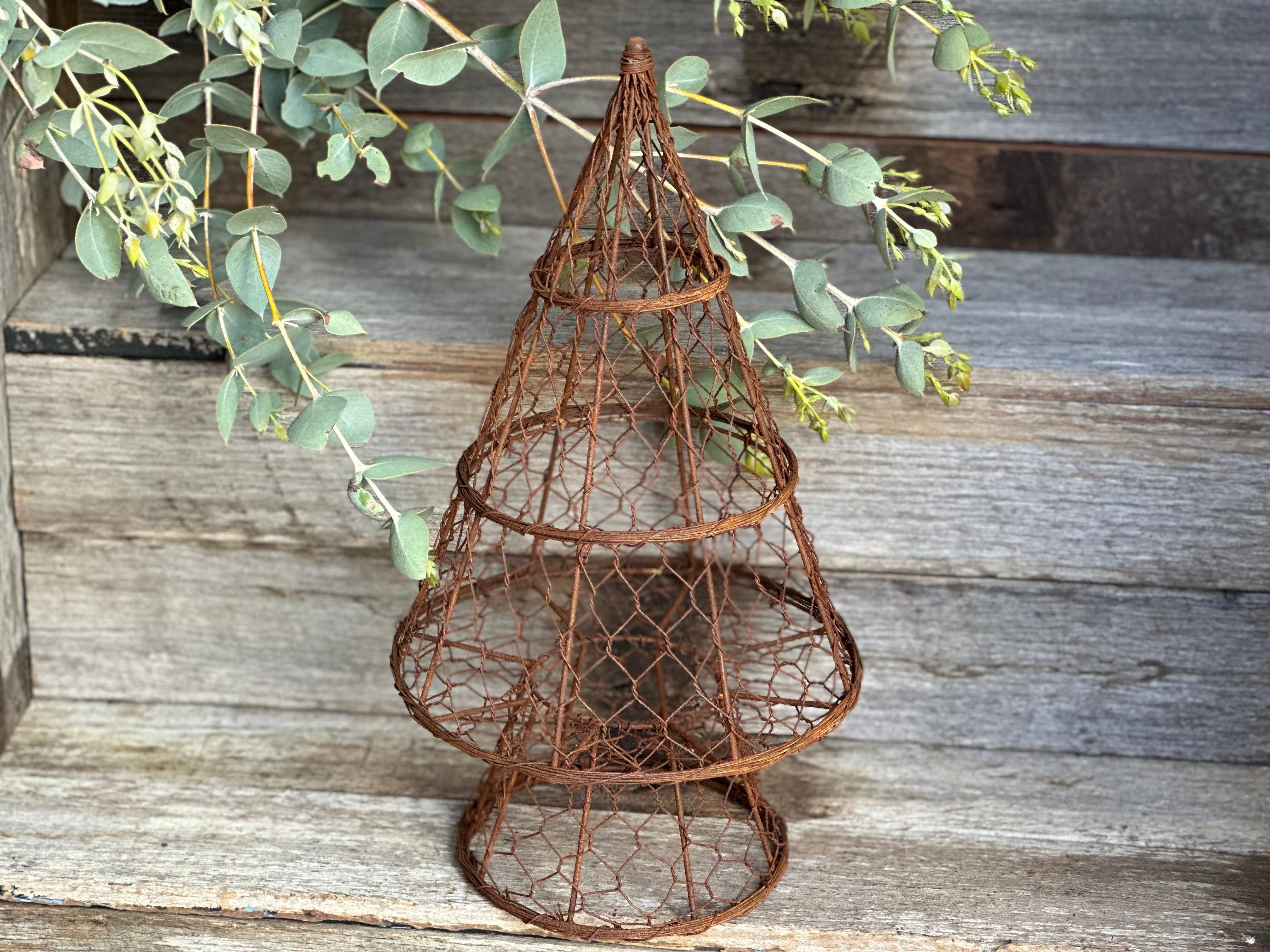 Chicken Wire Christmas Tree Table Top SOLD OUT