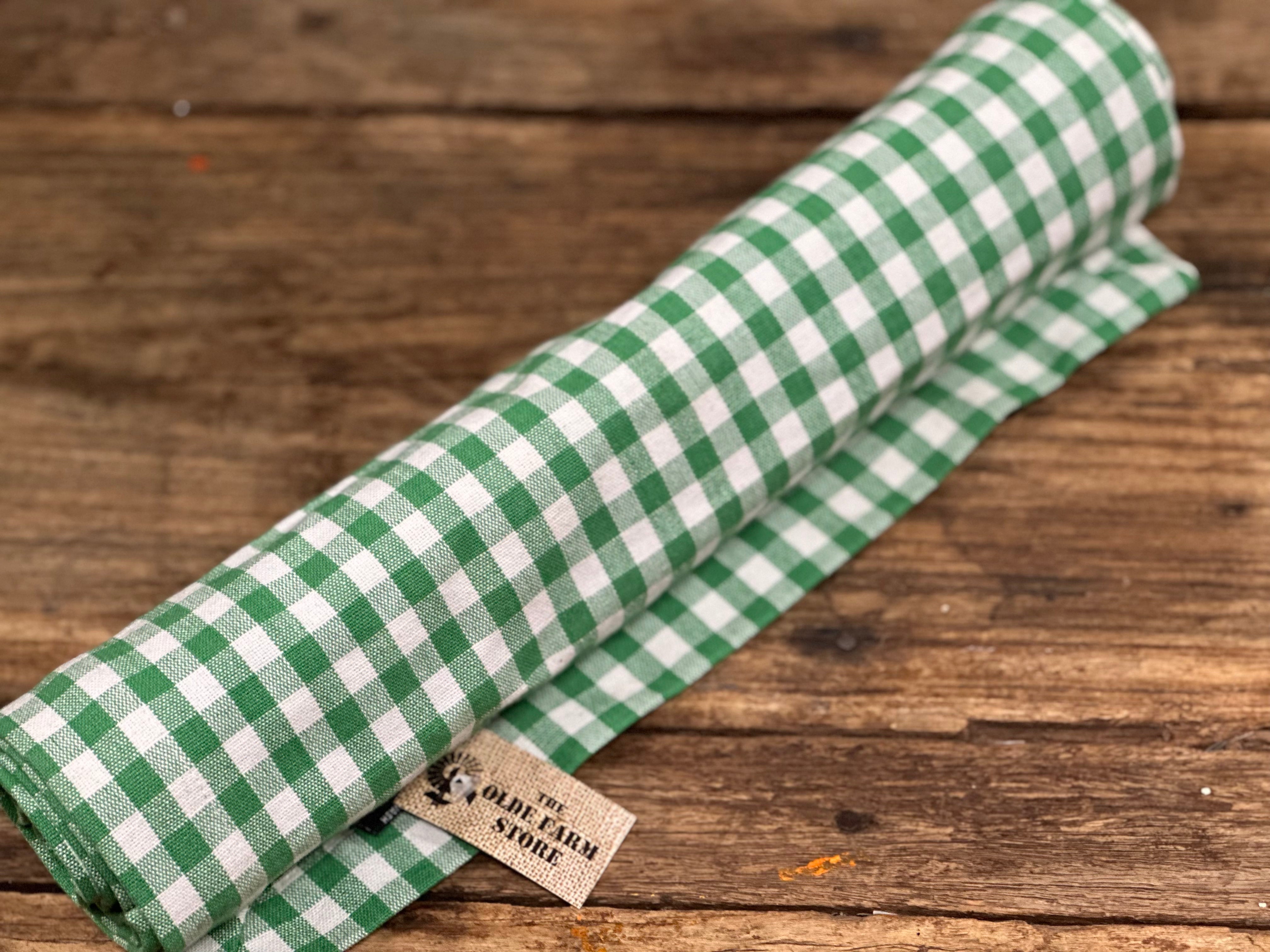 GINGHAM in Green TABLE RUNNER