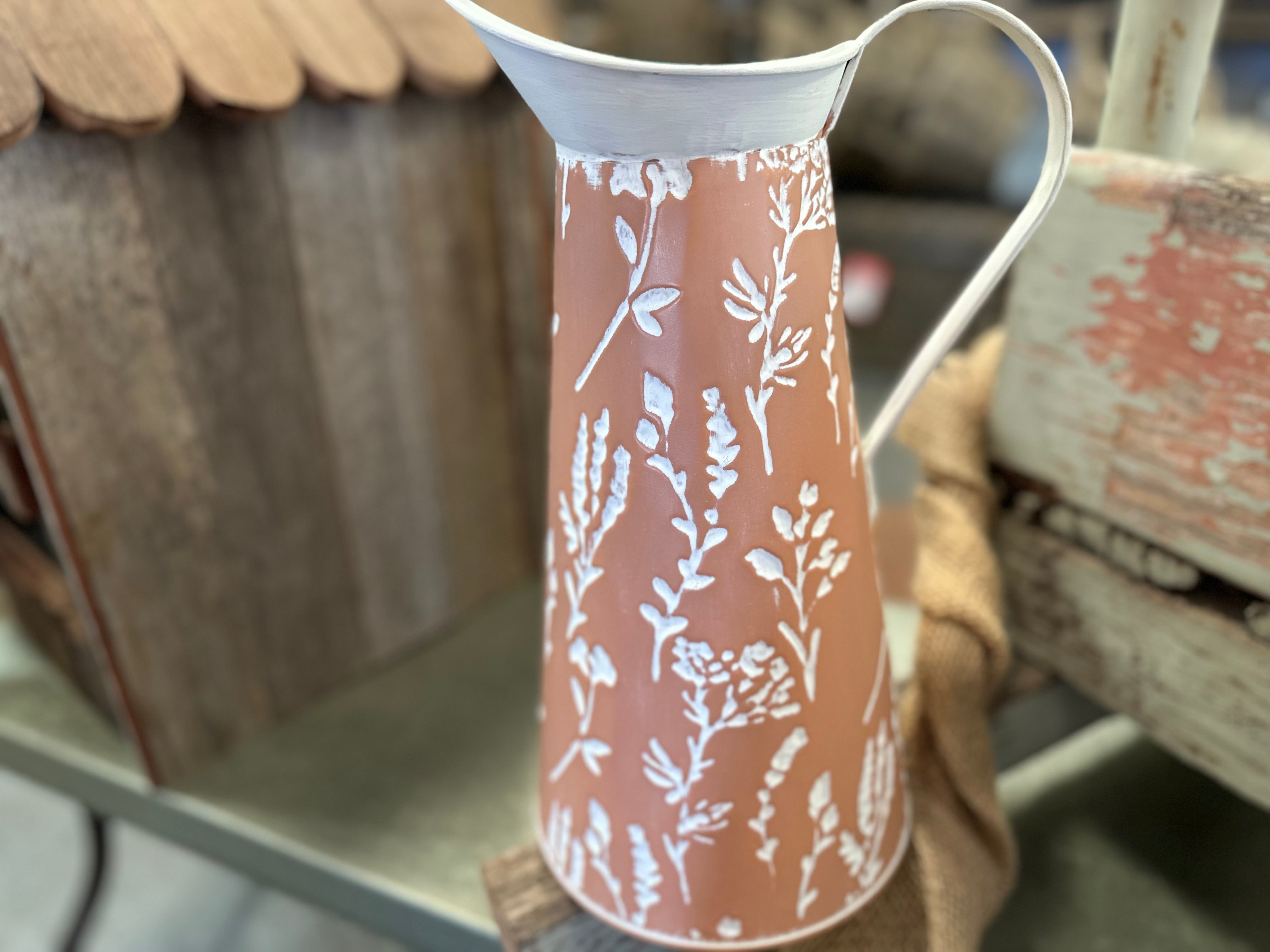 Pressed TIN Leaf Jug