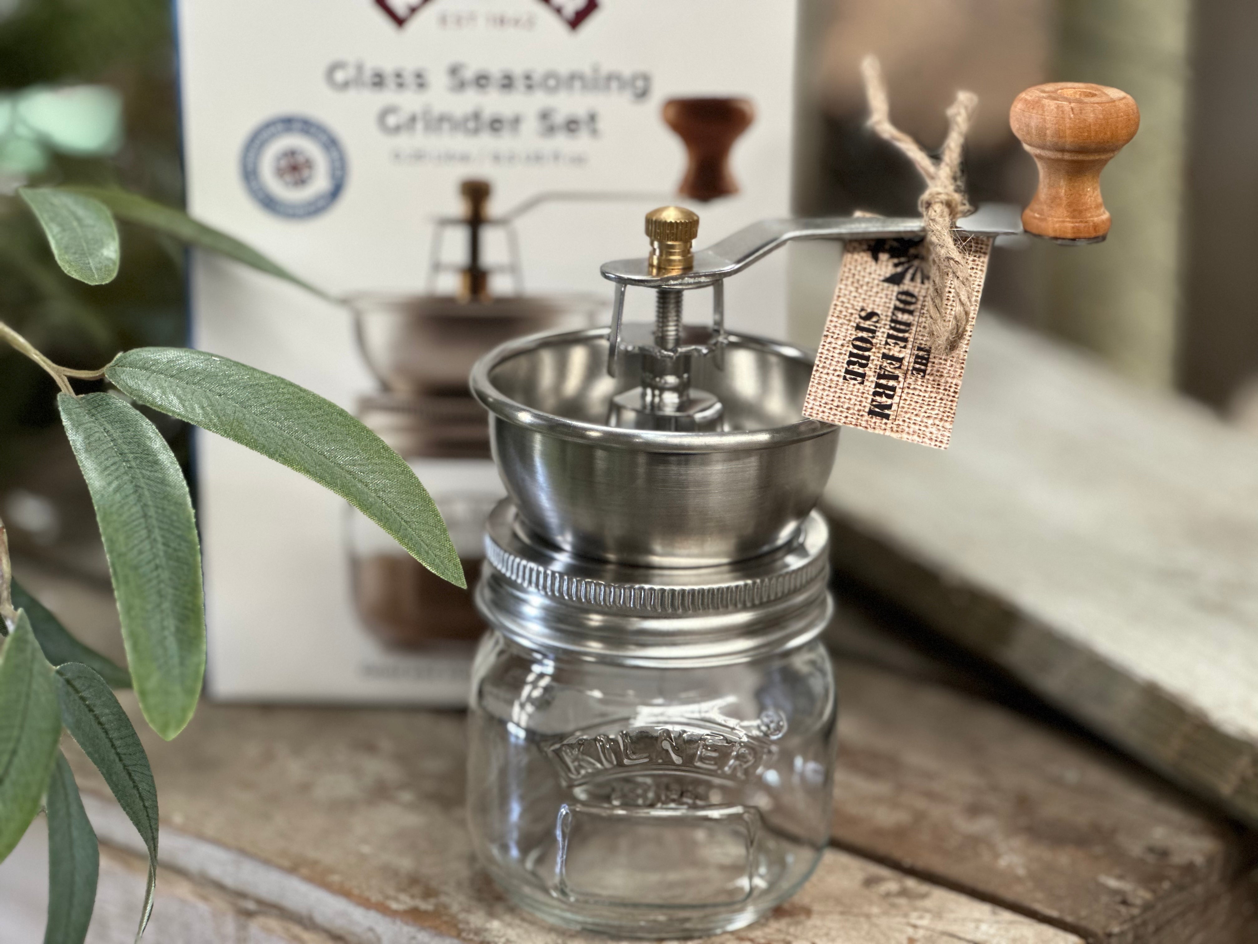 KILNER Glass SEASONING GRINDER 250ml