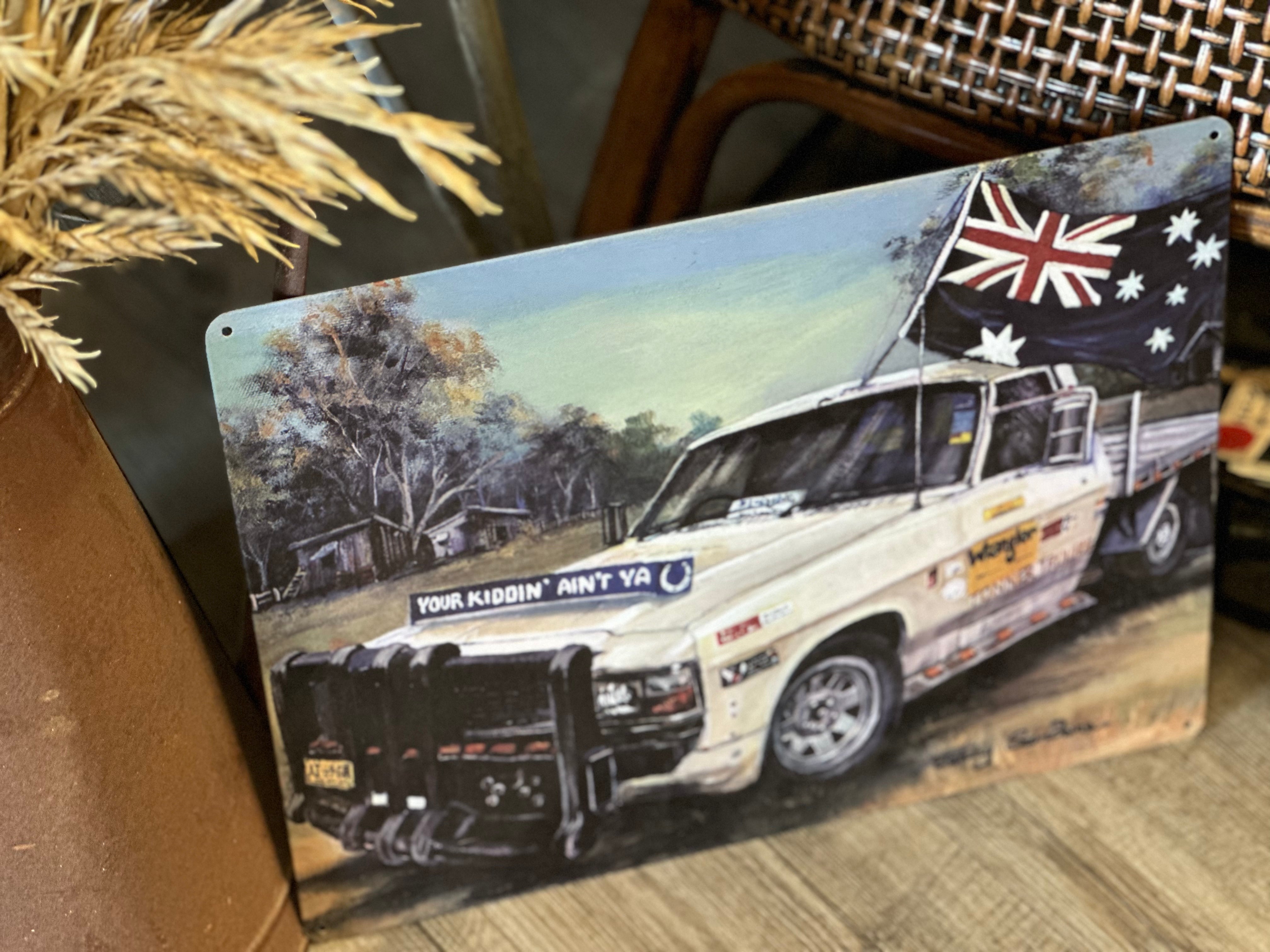 Aussie UTE Metal Art sign