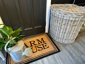 Corner Rattan Hamper SOLD OUT