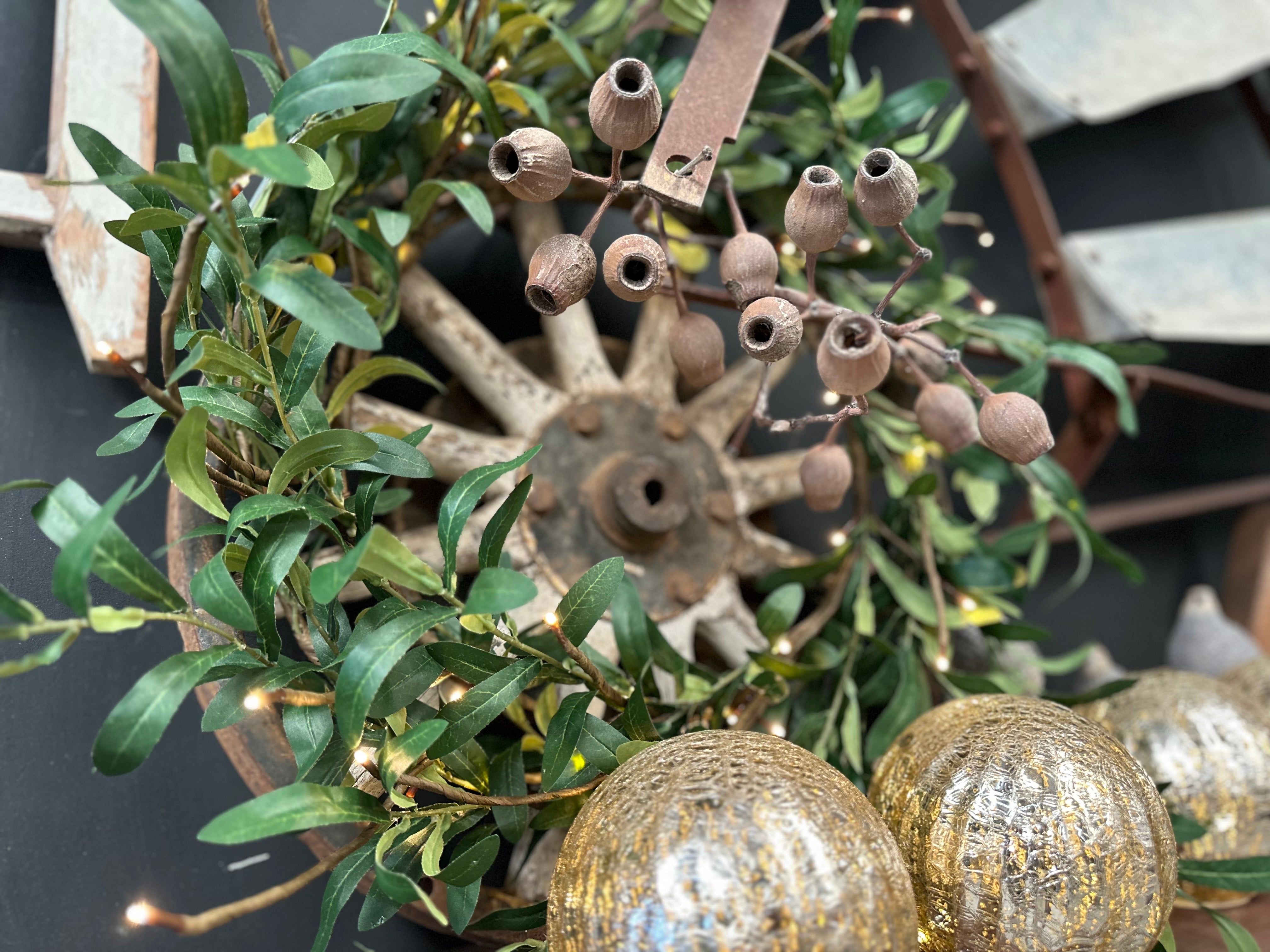 Light Up Eucalyptus Wreath