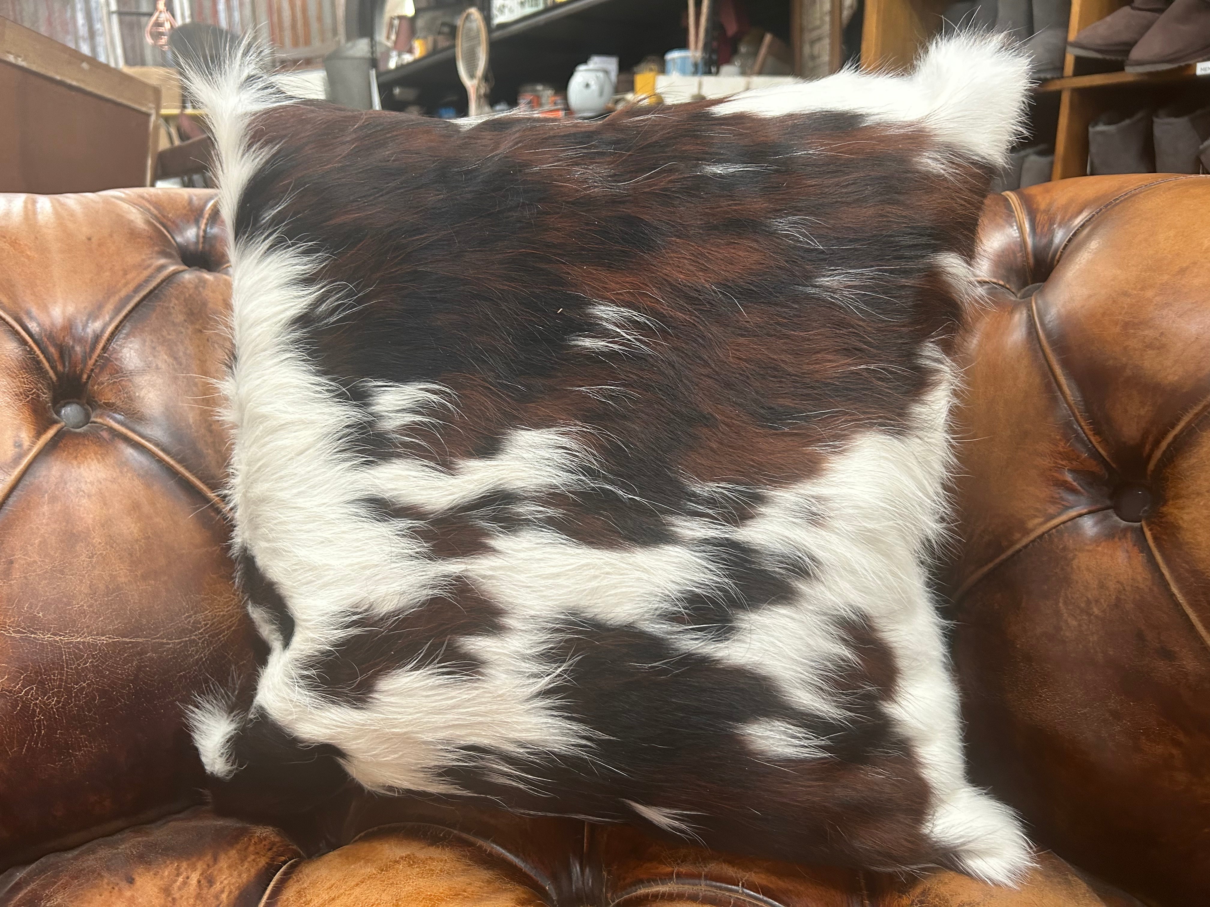 XL Cowhide Cushion FULL Panel POLLY