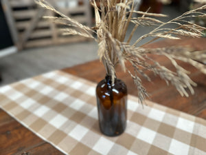 BROWN Glass Wheat Bottle