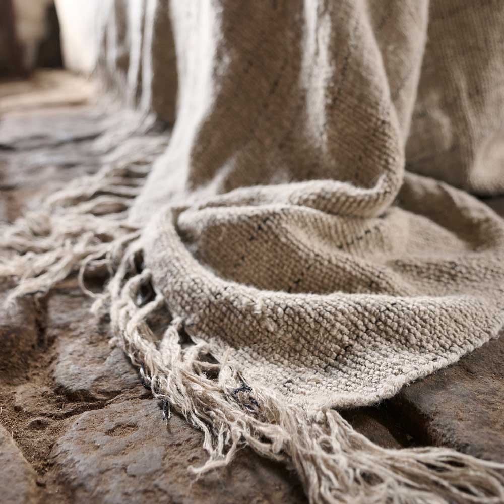 MOLLY Linen Throw FREE Postage
