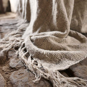 MOLLY Linen Throw FREE Postage