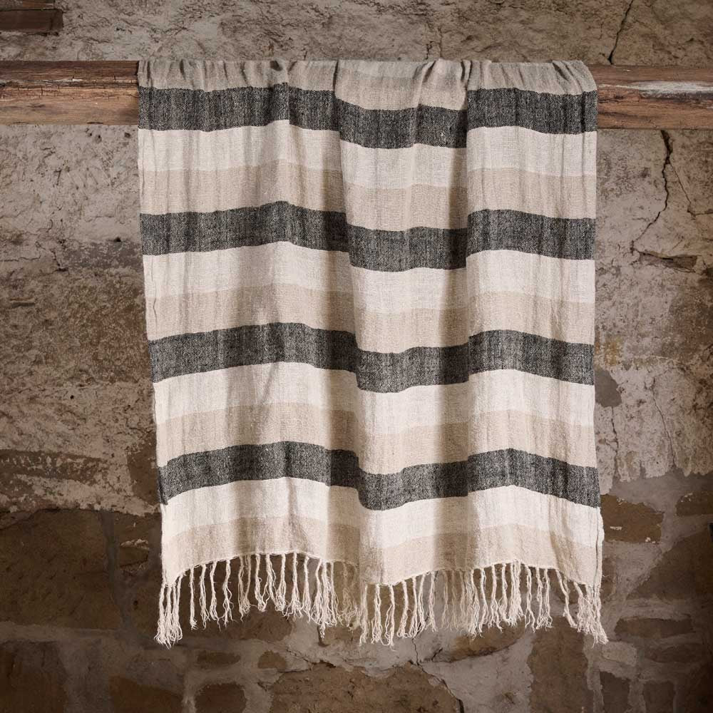 CATE Linen Throw FREE Postage