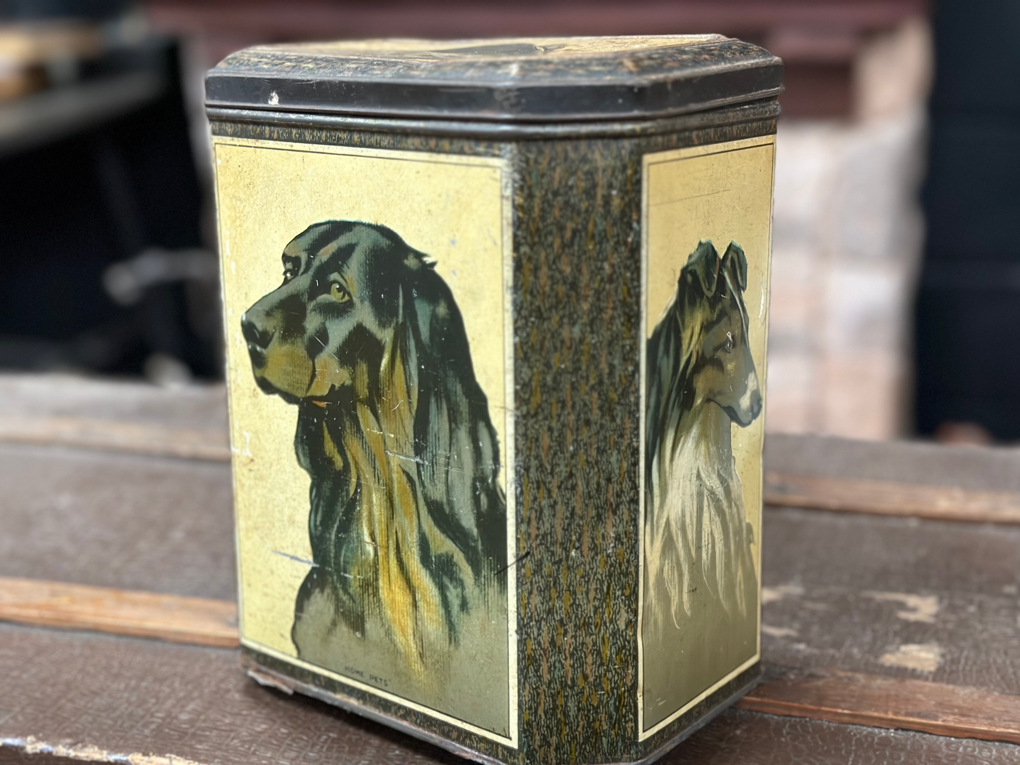 Vintage Dog Tin