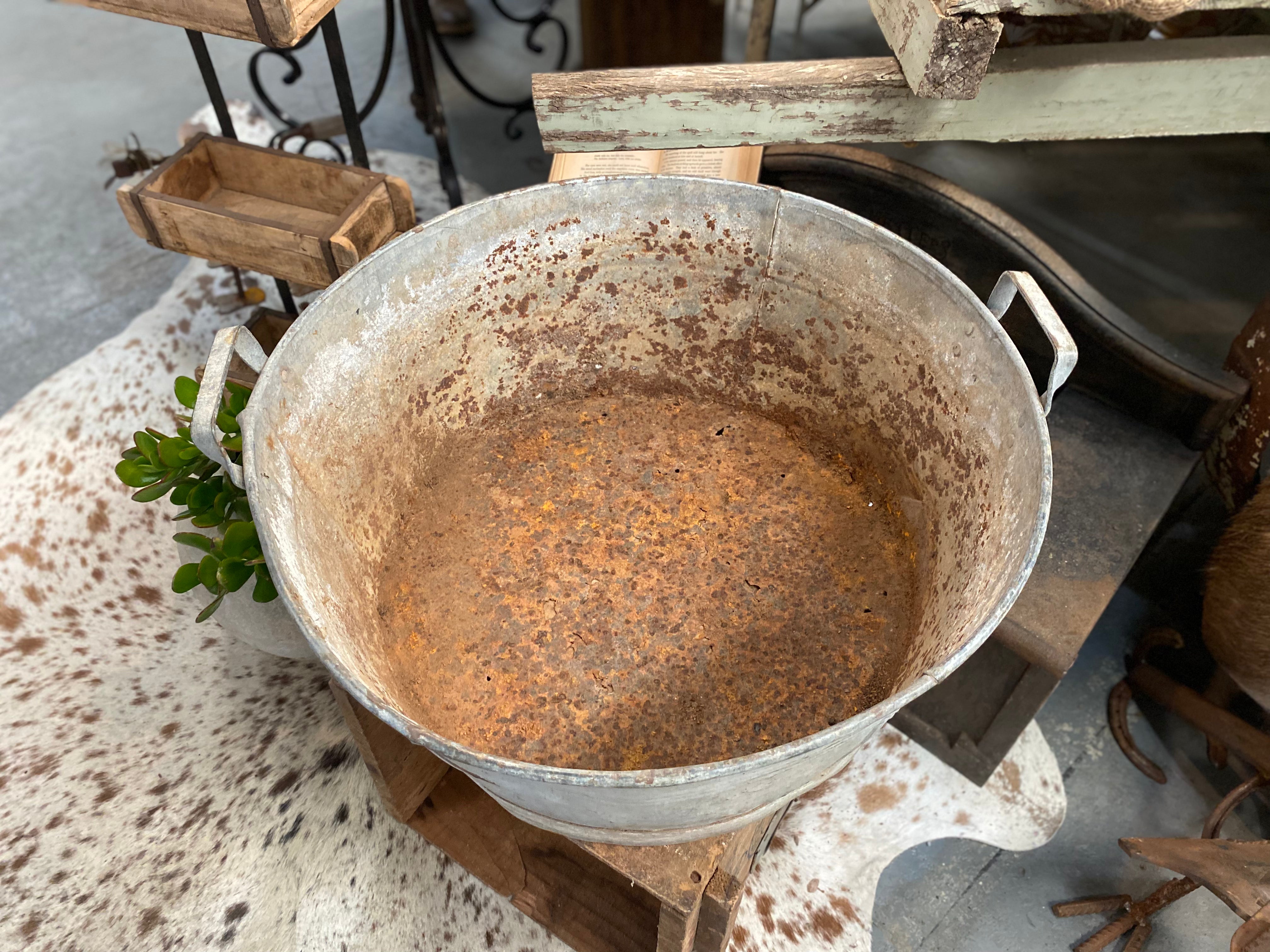 ZINC Galvanised Wash Tub HANNAH