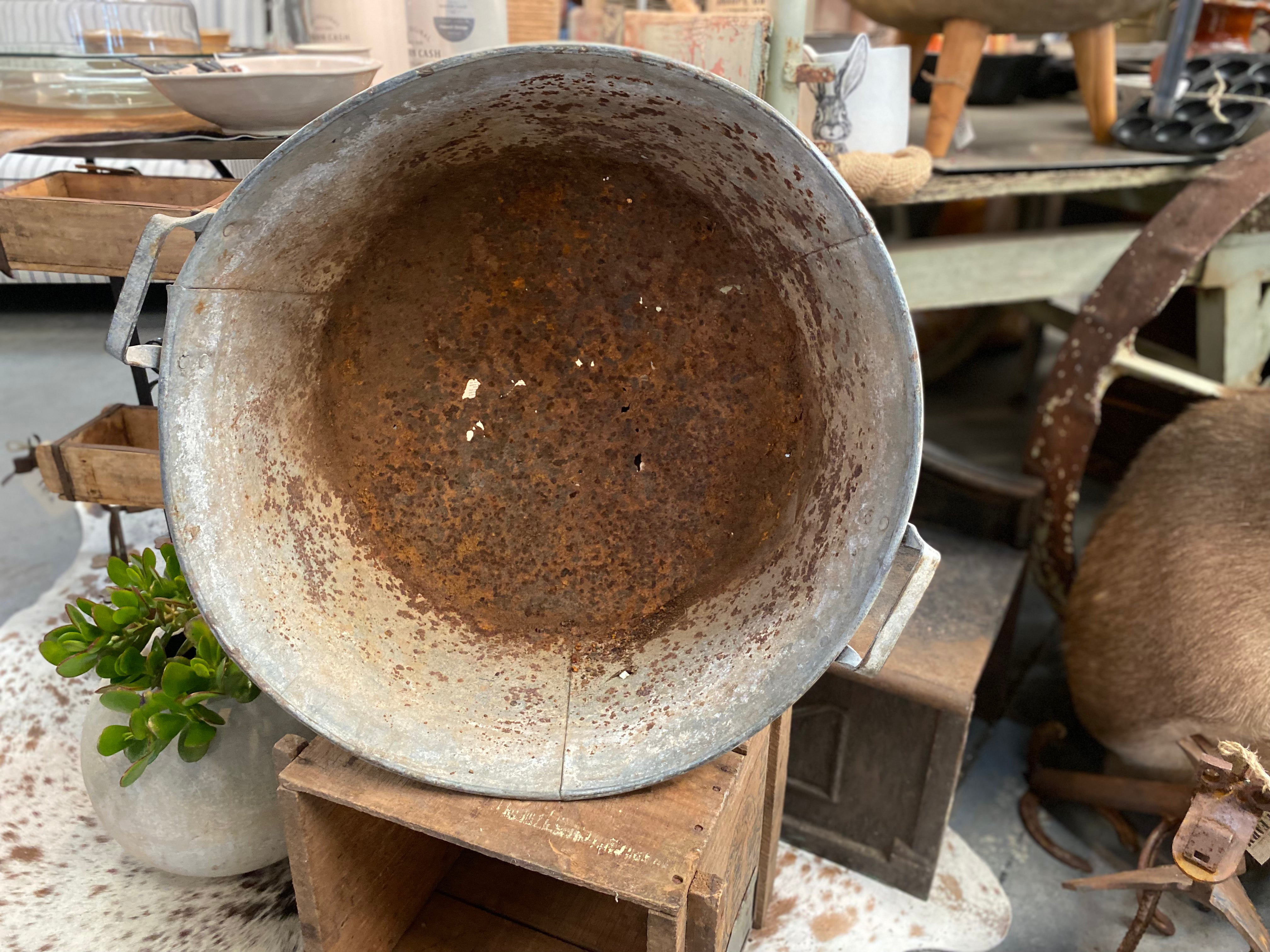ZINC Galvanised Wash Tub HANNAH