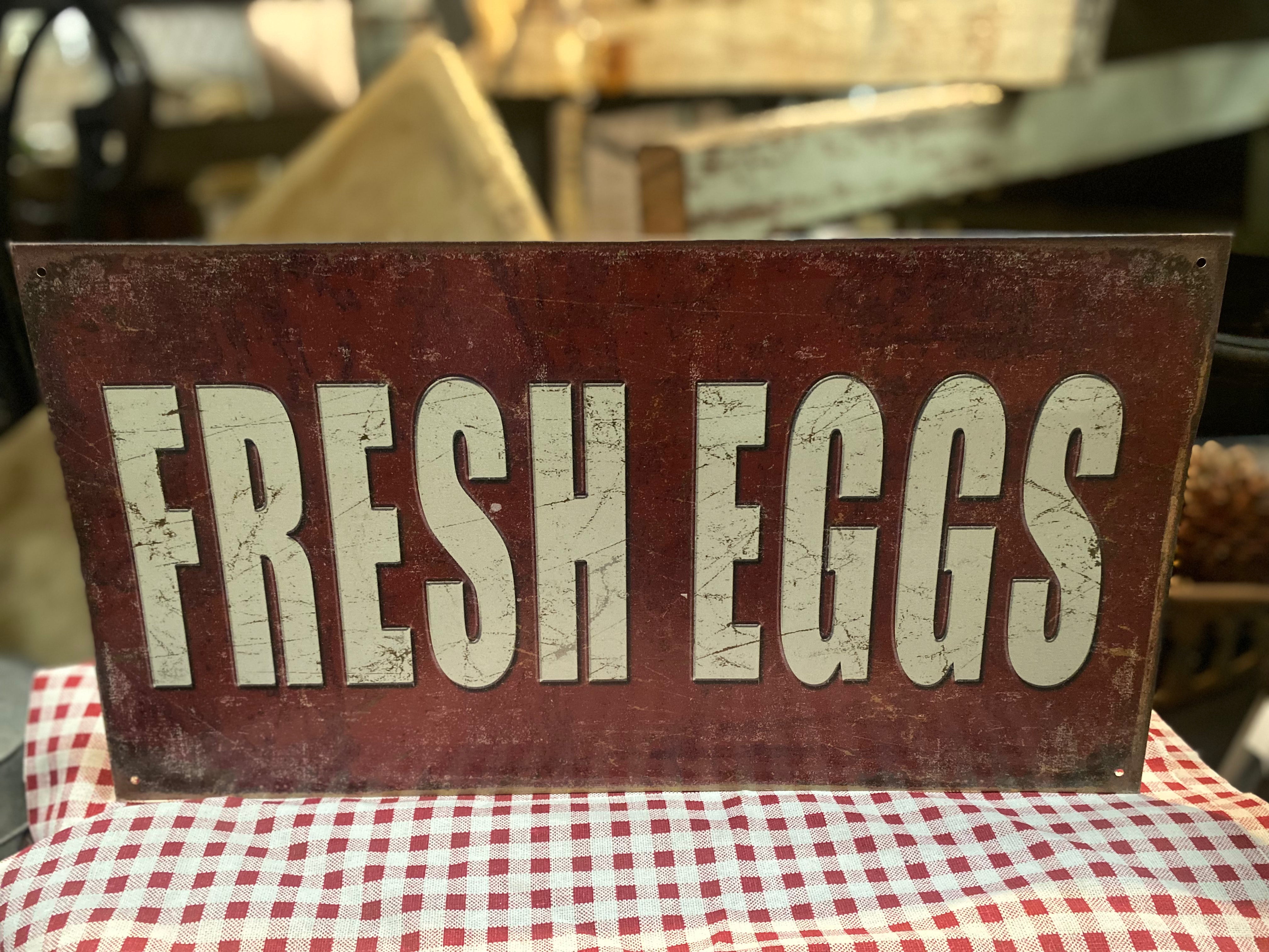 Fresh Eggs Sign