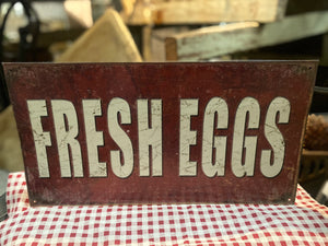 Fresh Eggs Sign