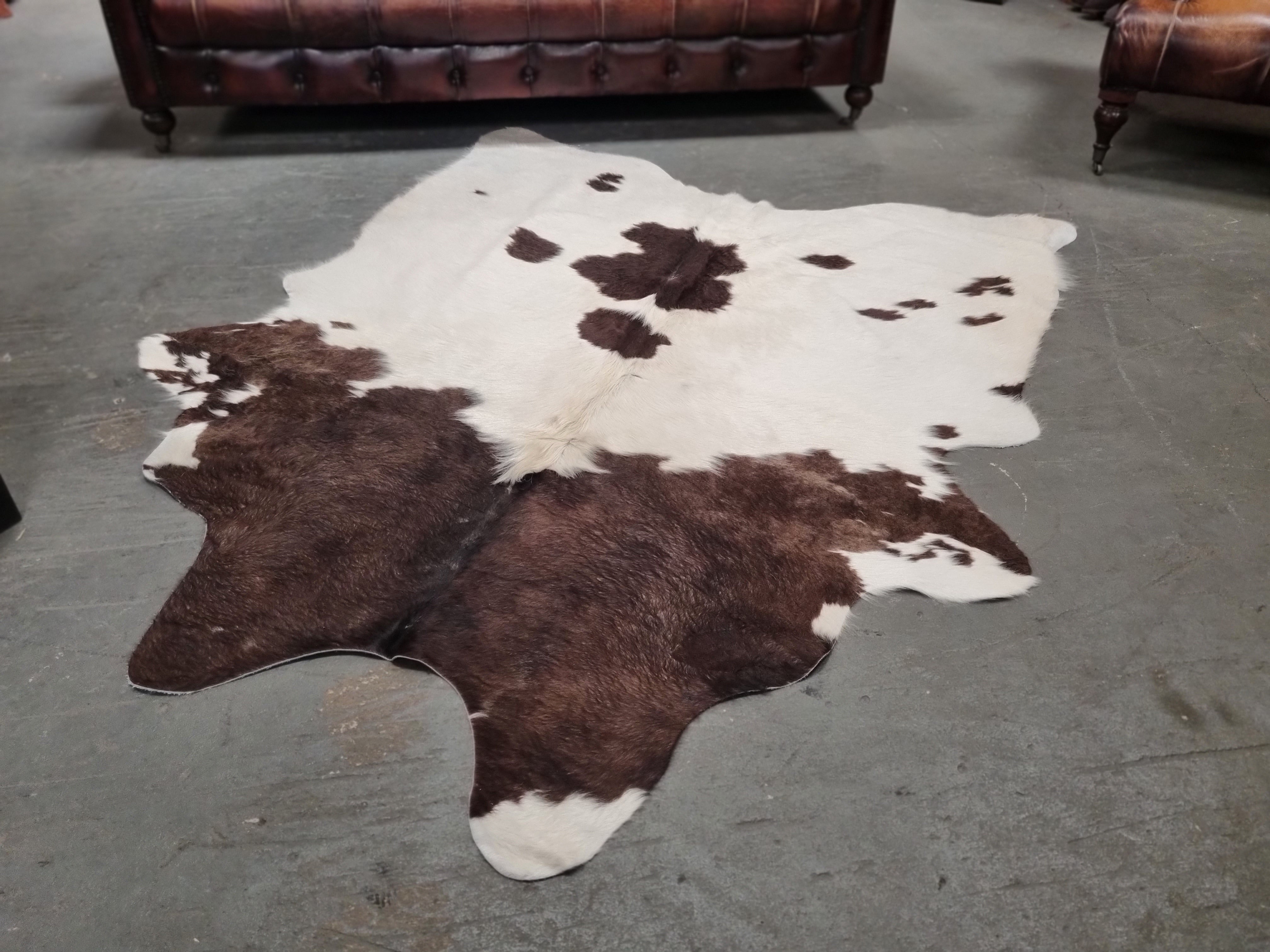 MOCHA Cowhide Rug FREE Postage